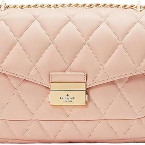 Katte Spade Carey Quilted Shoulder Bag Crossbody Leather - Picture 2 of 8